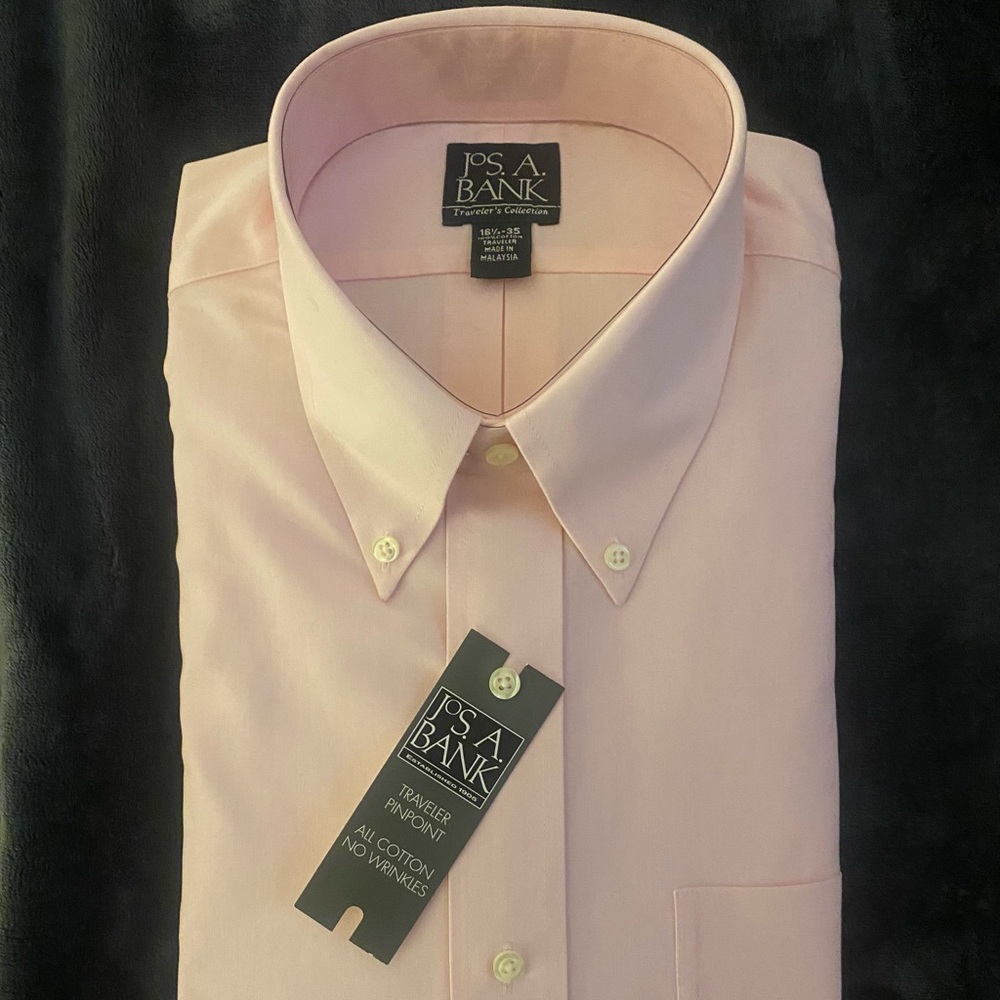 Jos. A. Bank Men's Light Pink Dress Shirt